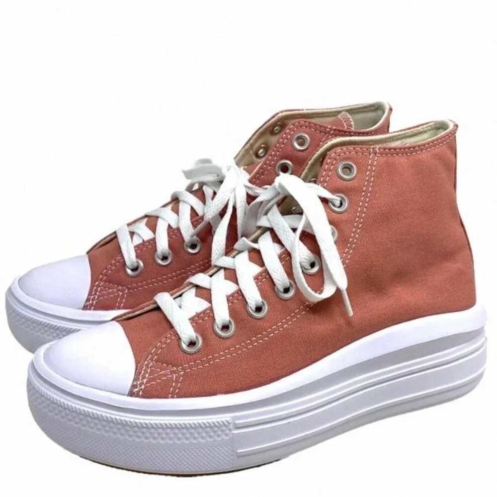 Converse Chuck Taylor Move Platform Sneakers Ritual Rose A06136C Women Canvas Hi